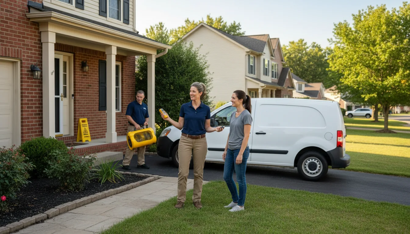 Water restoration image for Dehumidification And Cleanup Services in Huletts Landing, NY